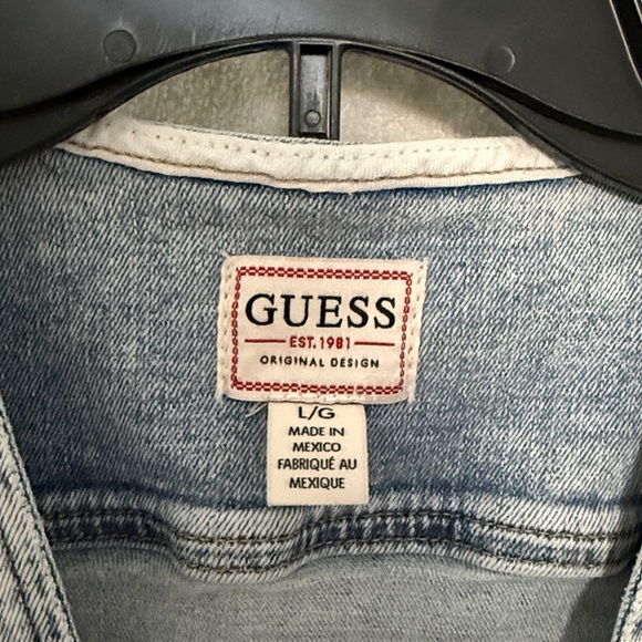 GUESS Light Wash Denim Romper - One Piece - Picture 3 of 5